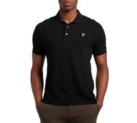 Lyle & Scott Plain Kurzarm-poloshirt M Black