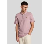 Lyle & Scott Poloshirt, einfarbig, Rosa M