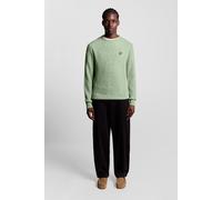 Lyle & Scott Ribbed Cable Knit Jumper Cold Mint Marl Größe: M | Pullover Outlet | Herren | Cyan