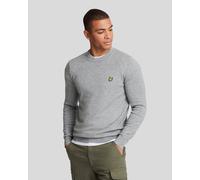 Lyle & Scott Rundhalspullover aus Baumwoll-Merinowolle - Grau S