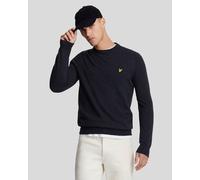 Lyle & Scott - Rundhalspullover aus Lammwollmischung - Marineblau M