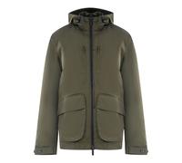 Lyle & Scott Schlichte Jacke mit grüner Kapuze XS