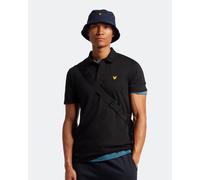 Lyle & Scott Sport Poloshirt mit kurzen Ärmeln in Schwarz XS
