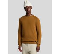 Lyle & Scott Strickpullover mit Rundhalsausschnitt - Gelb 2XL