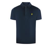 Lyle & Scott - Strukturiertes Poloshirt In Marineblau XL