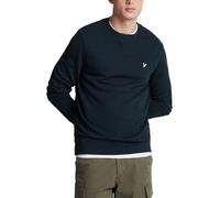 Lyle & Scott Herren Sweatshirt in Premium-Qualität mit Langarm-Rundhals, Blau, M