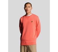 Lyle & Scott Sweatshirt mit Rundhalsausschnitt - Koralle XS