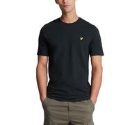 Lyle & Scott T-Shirts für Herren Baumwolle Rundhals klassisch Adler Logo, Blau, S