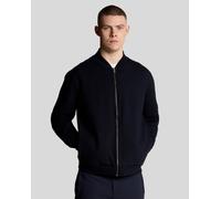 Lyle & Scott Cardigan Bomber Dark Navy - Größe L Dunkelblau L