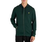Lyle & Scott Warmer Herren Kapuzenpullover mit Reißverschluss 100% Baumwolle-Bequem und stylish, Grün, L
