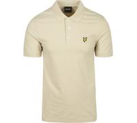Lyle und Scott Polo Plain Grey Taupe - Größe XL Beige XL