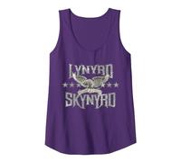 Lynyrd Skynyrd Est 1970 Eagle Retro-Rockband Biker Festival Tank Top, Damen, Violett, XL