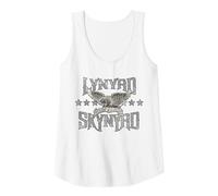 Lynyrd Skynyrd Est 1970 Eagle Retro-Rockband Biker Festival Tank Top, Damen, Weiß, XXL