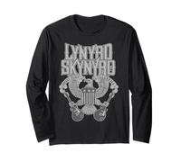 Lynyrd Skynyrd Home Sweet Alabama Gitarre Adler US-Flagge Retro Langarmshirt