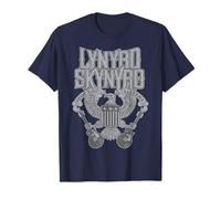 Lynyrd Skynyrd Home Sweet Alabama Gitarre Adler US-Flagge Retro T-Shirt
