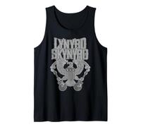 Lynyrd Skynyrd Home Sweet Alabama Gitarre Adler US-Flagge Retro Tank Top