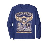 Lynyrd Skynyrd Sweet Home Alabama 74 Rock Festival Biker 70er Jahre Langarmshirt