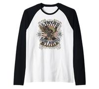 Lynyrd Skynyrd Sweet Home Alabama Biker 1974 Vintage-Totenkopf Raglan