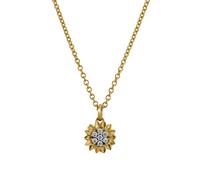 Lyomi Anhänger mit Kette 585/- Gold Diamant Lab Grown weiß 0,14ct. 45,0cm Damen