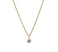 Lyomi Anhänger mit Kette 585/- Gold Diamant Lab Grown weiß 0,50ct. gelb vergoldet Damen