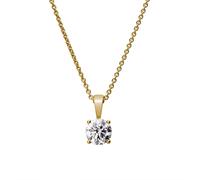 Lyomi Anhänger mit Kette 585/- Gold Diamant Lab Grown weiß 1,0ct. gelb vergoldet Damen