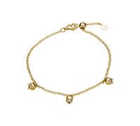 Lyomi Armband 585/- Gelbgold 3 synth. Diam. 0,15 ct. Einheitsgröße