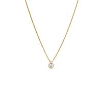 Lyomi Collier 585/- Gold Diamant Lab Grown weiß 0,10ct. gelb vergoldet Damen