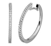 Lyomi Klappcreolen 585/- Gold Diamant Lab Grown weiß 0,34ct. Damen