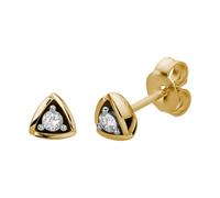 Lyomi Ohrstecker 585/- Gold Diamant Lab Grown orange 0,10ct. mehrfarbig Damen