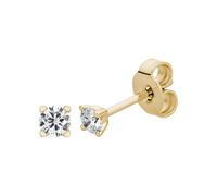 Lyomi Ohrstecker 585/- Gold Diamant Lab Grown weiß 0,20ct. gelb vergoldet Damen