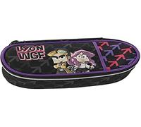 LYON GAMER und Anna Federmäppchen, oval, ungefüllt + Gummi Lyon