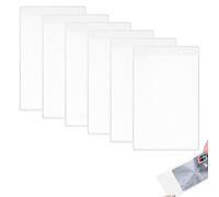 LYQNIHOB 6 pcs Scheckkartenhülle, Transparente Ausweishülle Kartenhülle Ec Karten Schutzhülle Karten Hüllen Scheckkartenhülle für perfekten Karten Schutz für Führerschein und Andere Scheckkarten