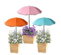 Lyreh 3stk Pflanzenschirme für Outdoor Pflanzen, 3 Farben Durchmesser 60cm Pflanzenschirm im Freien zum Schatten Spenden um Terrassenblumen Pflanzen Obst und Gemüse vor der Prallen Sonne zu Schützen