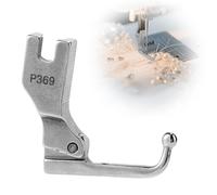 Lyreh P369 Nähfuß mit Pailletten und Perlen, Anti-Curl Nähfuß für Brautkleider Nähmaschinenzubehör für Juki Brother und Andere Marken Einnadel Steppstich Nähmaschine