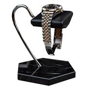 LYS&LYX Uhrenständer - Uhrenhalter Uhr - Schwarz/Silber (Black/Silver) - Klassisch - Vatertag, Freundschaftstag, Muttertag