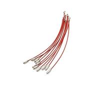 LYVQZPWLR Stromschlüssel, Edelstahlschlüssel, Schlüsselanhänger, Kabel, Edelstahl, for Aufhängen, mit Schraubverschluss, mehrfarbig, 150 x 1,5 mm, 10 Stück