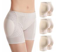 LZH FILTER 3 Stück Damen Po Push Up Unterhose Hüftpolster Butt Lifter Hip Enhancer Shapewear Gepolsterte Nahtlose Höschen Unterwäsche