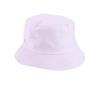 LZPCarra Fischerhut Mit Nackenschutz Bucket Hat Trendy Cotton Twill Canvas Sun Fishing Hat Fashion Cap Fischerhut 61 cm (Pink, One Size)