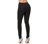 LZPCarra HüFtjeans Damen Stretch RöHre - Skinny Jeans Damen High Waist Schwarz Jeanshose Silm Fit Freizeithosen Deinm-Pants Jogginghose Elegant RöHrenjeans Frauen Risse Ripped Eng Jeggings Jeanshosen