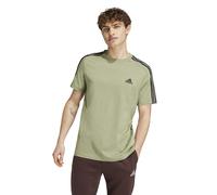 Essentials Single Jersey 3-Streifen T-Shirt Tent Green M