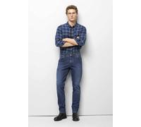 Stoffhose MEYER "M5 Five Pocket", Herren, Gr. 30, Länge 32, blau, 99% Baumwolle;1% Elasthan, unifarben, regular fit lang, Hosen, aus Denim (50083343-30) blau