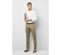 Stoffhose MEYER "M5 Slim", Herren, Gr. 40, Länge 34, braun, 77% Baumwolle, 19% Lyocell, 4% Elasthan, unifarben, figurumspielend lang, Hosen Stoffhose, Five-Pocket (20957620-40) braun