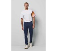 Chinos MEYER "Baumwollchino", Herren, Gr. 38, Länge 34, blau (marine), 97% Baumwolle, 3% Elasthan, unifarben, regular fit lang, Hosen, aus Biobaumwolle (59981459-38) marine