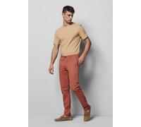 Meyer M5Slim Fit Chino braun, Einfarbig