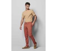 Chinos MEYER "Baumwollchino", Herren, Gr. 36, Länge 32, gelb (bernstein), 97% Baumwolle, 3% Elasthan, unifarben, regular fit lang, Hosen, M5 FIT aus Biobaumwolle (86742447-36) bernstein
