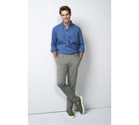Chinos MEYER "M5 Move 1-6024", Herren, Gr. 33, Länge 30, oliv, 96% Baumwolle, 4% Elasthan, unifarben, regular fit lang, Hosen, mit Stretchbund (17876352-33) oliv