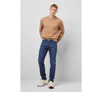 M 5 BY MEYER Cross Hedge Denim Five Pocket Blau (dark blue stone used) 42/32