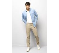 Chinos MEYER "M5 Five Pocket", Herren, Gr. 38, Länge 32, beige, 98% Baumwolle, 2% Elasthan, unifarben, regular fit knöchelfrei, Hosen, M5 Five aus Casual Cord (44945313-38) beige