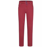 Stoffhose MEYER "M5 Slim", Herren, Gr. W35/L34, Länge 34, rot, Obermaterial: 77% Baumwolle CO. 19% Lyocell CLY. 4% Elasthan EL., uni, modern fit, Hosen Stoffhose, M5 Slim Five-Pocket (31865708-35) rot