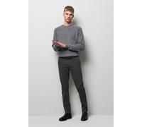 Chinos MEYER "M5.Chino", Herren, Gr. 38, Länge 32, grau (anthrazit), 98% Baumwolle, 2% Elasthan, unifarben, regular fit lang, Hosen, M5 Chino (68397922-38) anthrazit